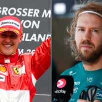 Vettel goes viral with Michael Schumacher 'generations' snap