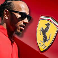 Epic Hamilton footage released as new Ferrari star STUNS in red
